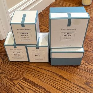 Williams Sonoma Fleur De Sel Candle Collection